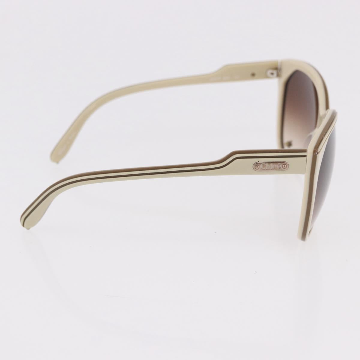 Chloe Saint Laurent Sunglasses plastic 2 Set Blue Ivory Auth BA13444