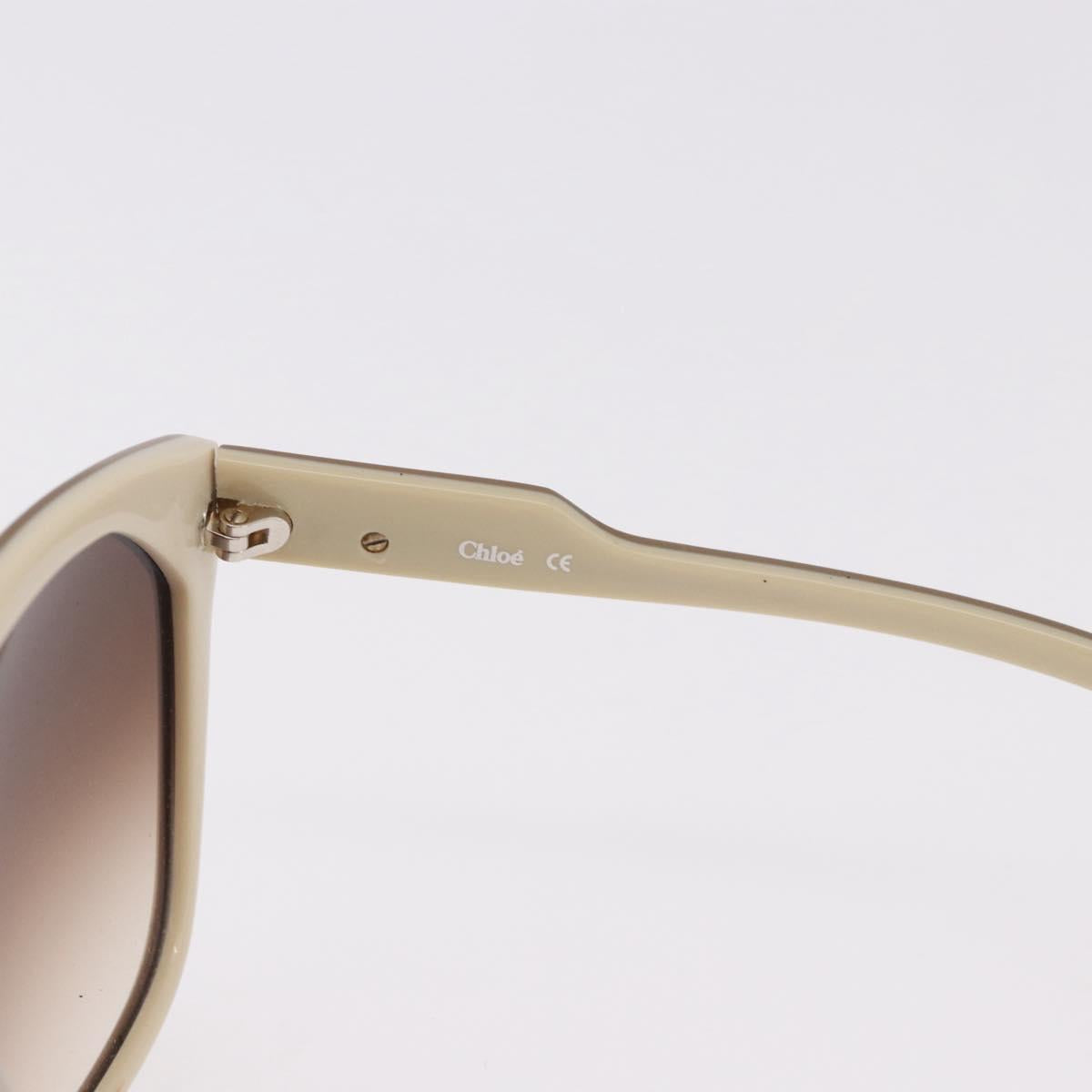 Chloe Saint Laurent Sunglasses plastic 2 Set Blue Ivory Auth BA13444