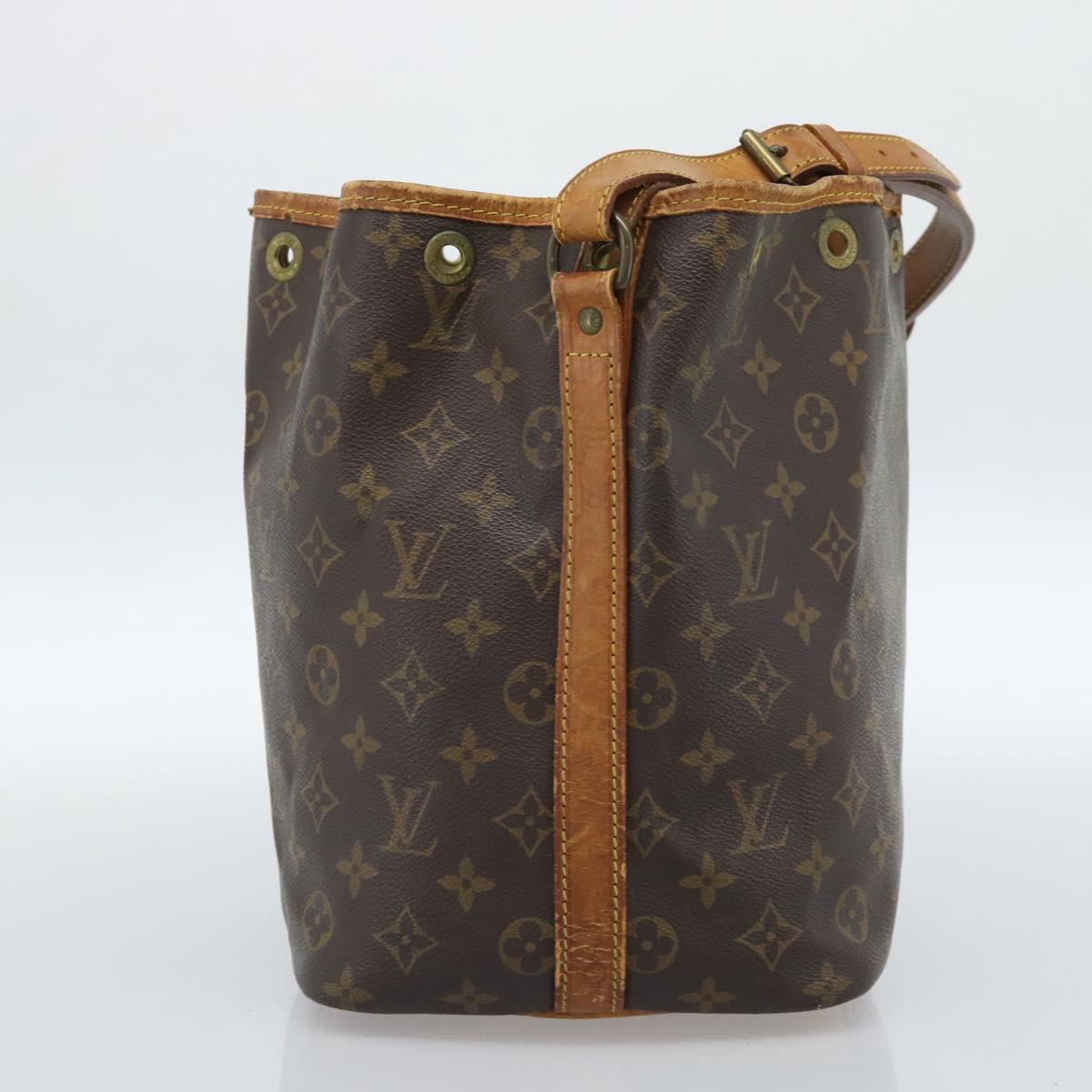 LOUIS VUITTON Monogram Petit Noe Shoulder Bag M42226 LV Auth BA13450