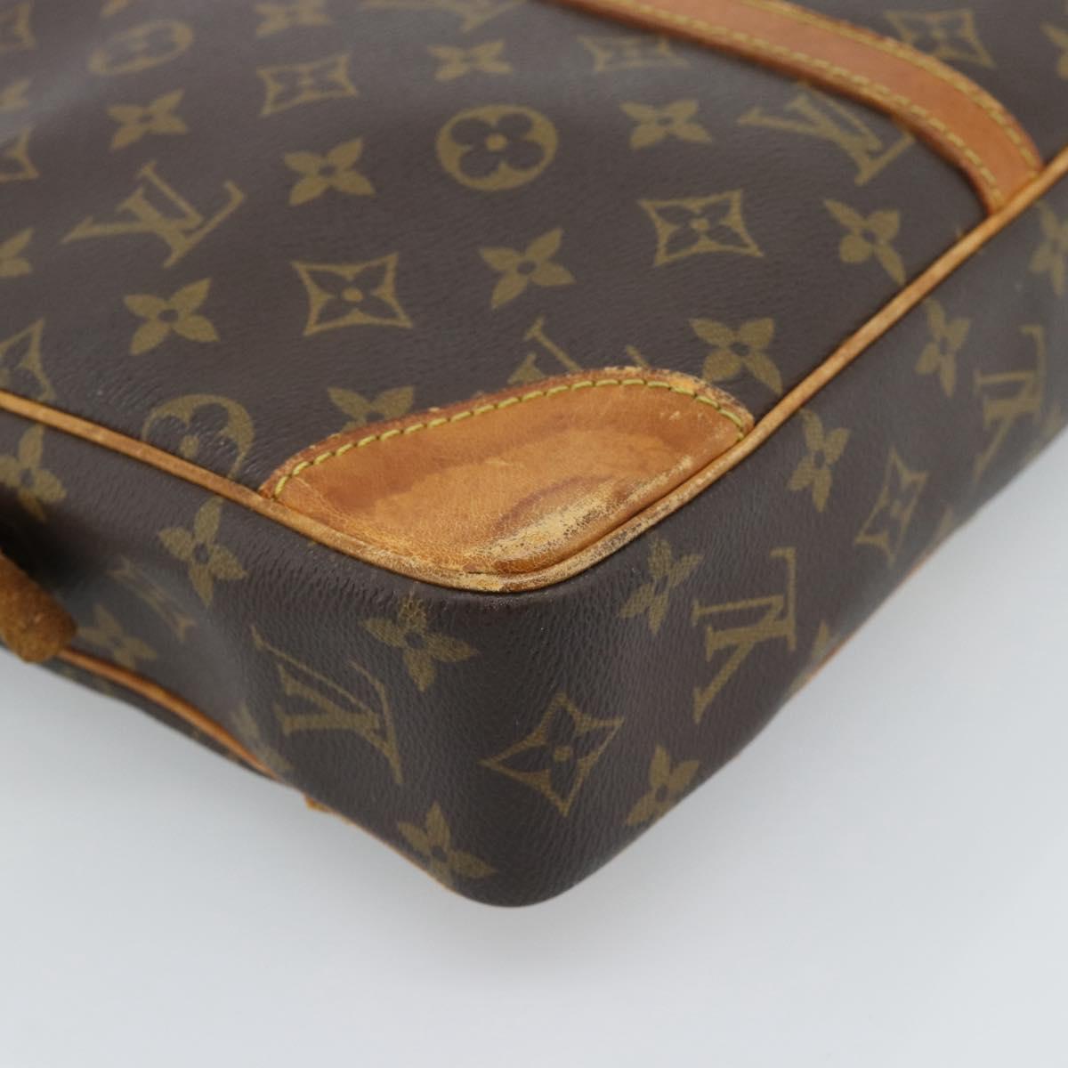 LOUIS VUITTON Monogram Porte Documents Voyage Business Bag M53361 Auth BA13456