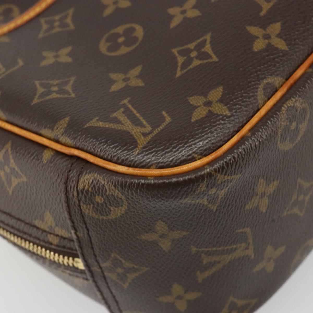 LOUIS VUITTON Monogram Trouville Hand Bag M42228 LV Auth BA13457