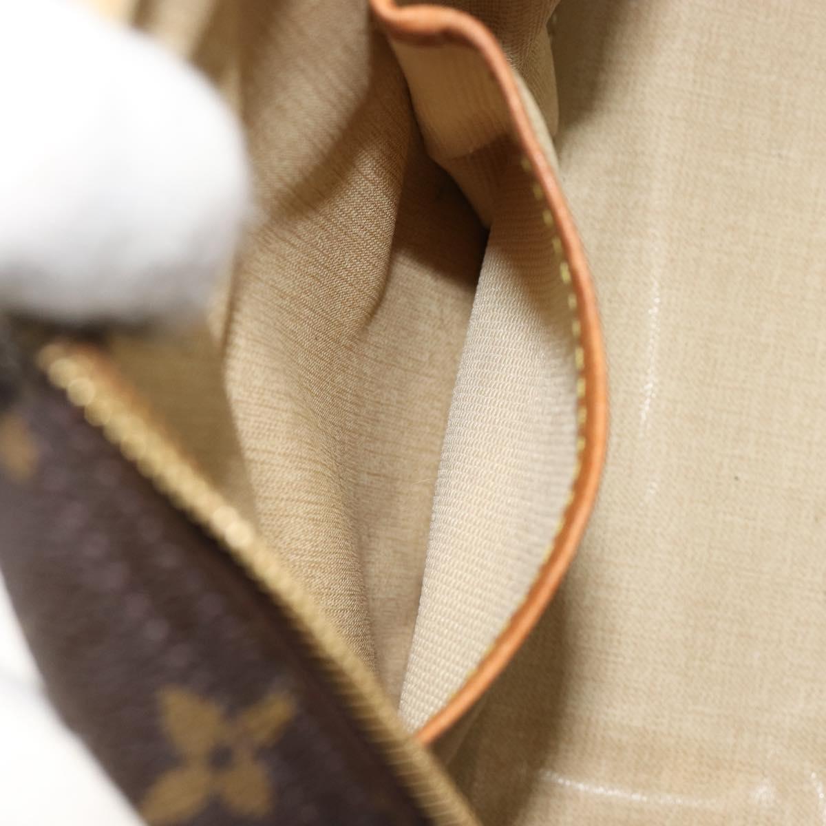 LOUIS VUITTON Monogram Trouville Hand Bag M42228 LV Auth BA13457