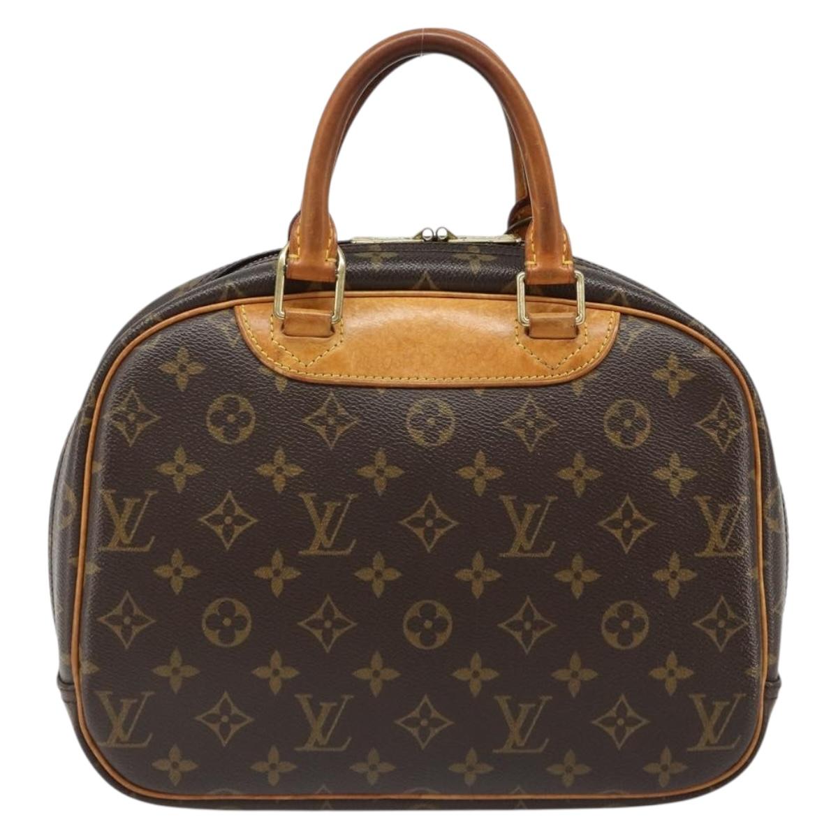 LOUIS VUITTON Monogram Trouville Hand Bag M42228 LV Auth BA13457