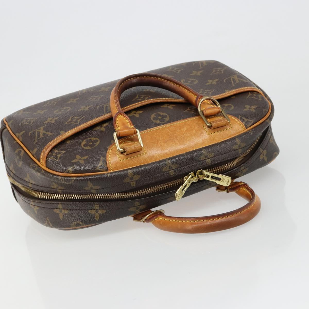 LOUIS VUITTON Monogram Trouville Hand Bag M42228 LV Auth BA13457