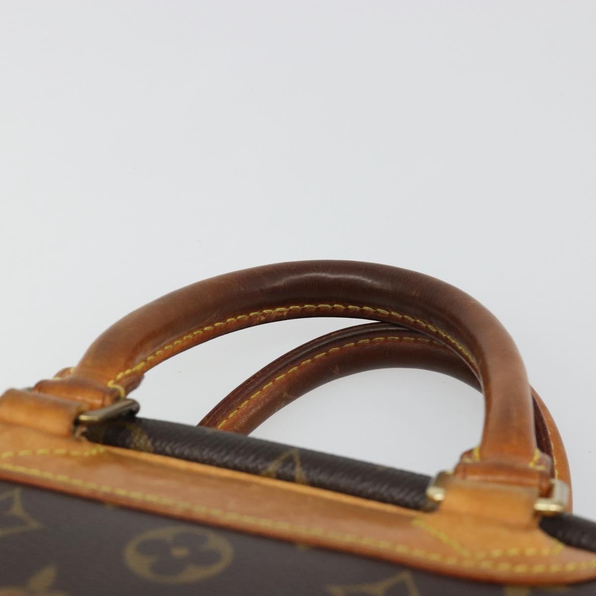 LOUIS VUITTON Monogram Trouville Hand Bag M42228 LV Auth BA13457