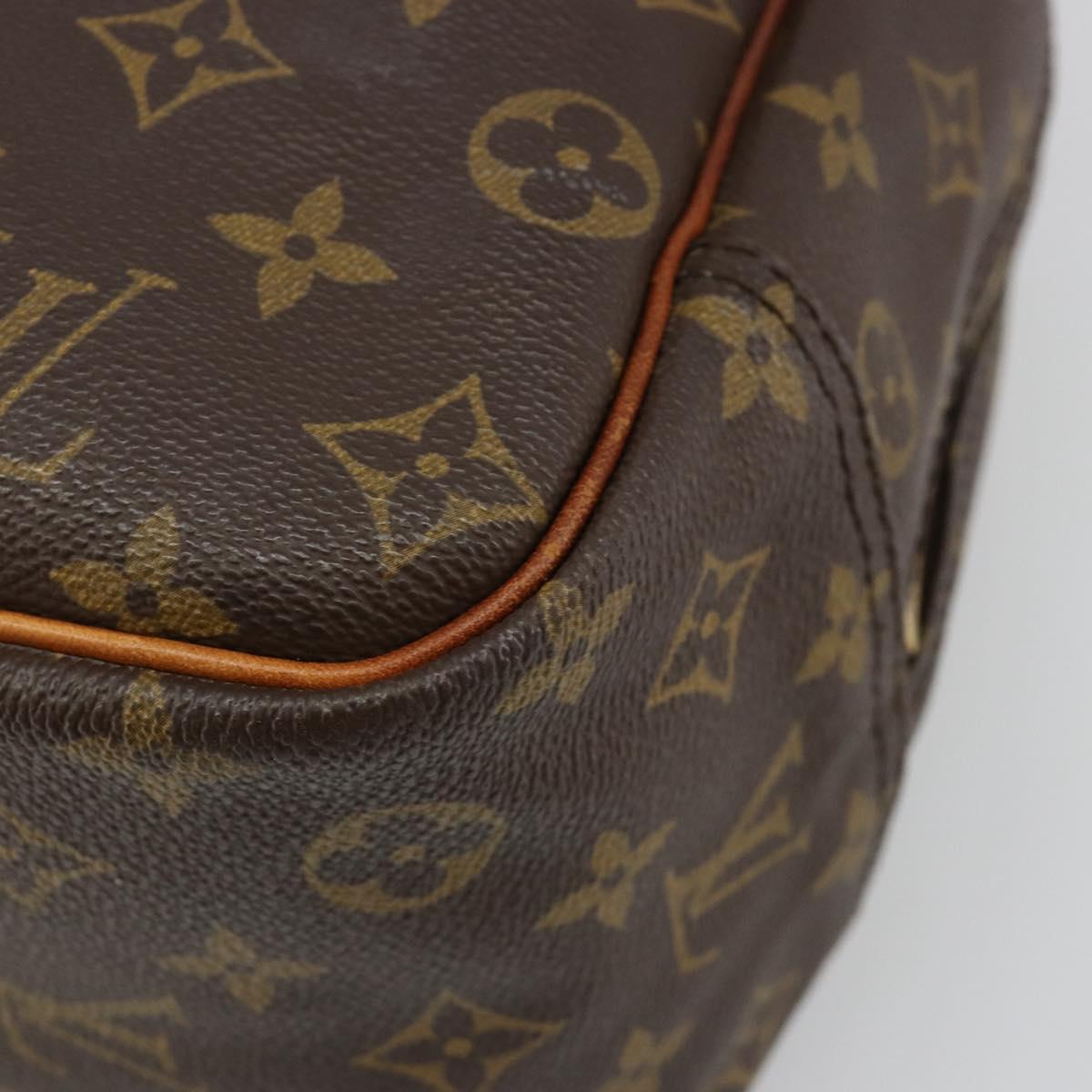 LOUIS VUITTON Monogram Deauville Hand Bag M47270 LV Auth BA13458