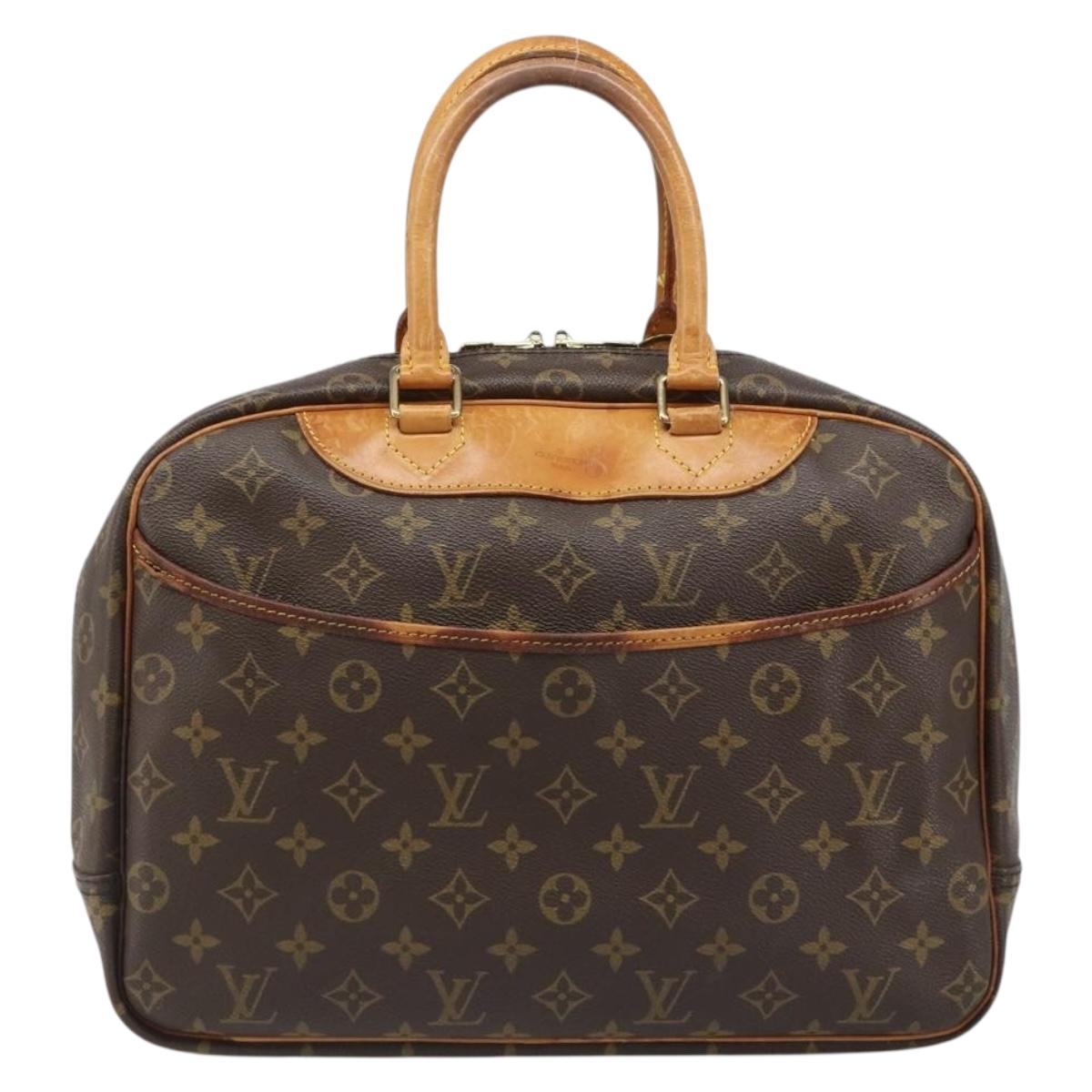LOUIS VUITTON Monogram Deauville Hand Bag M47270 LV Auth BA13458
