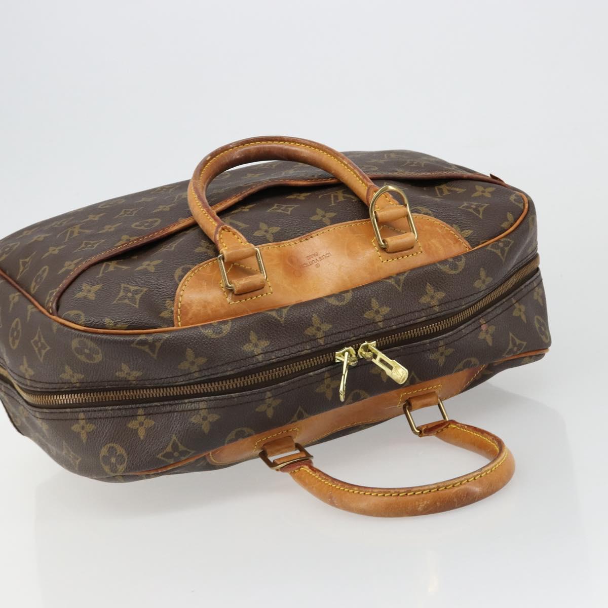 LOUIS VUITTON Monogram Deauville Hand Bag M47270 LV Auth BA13458