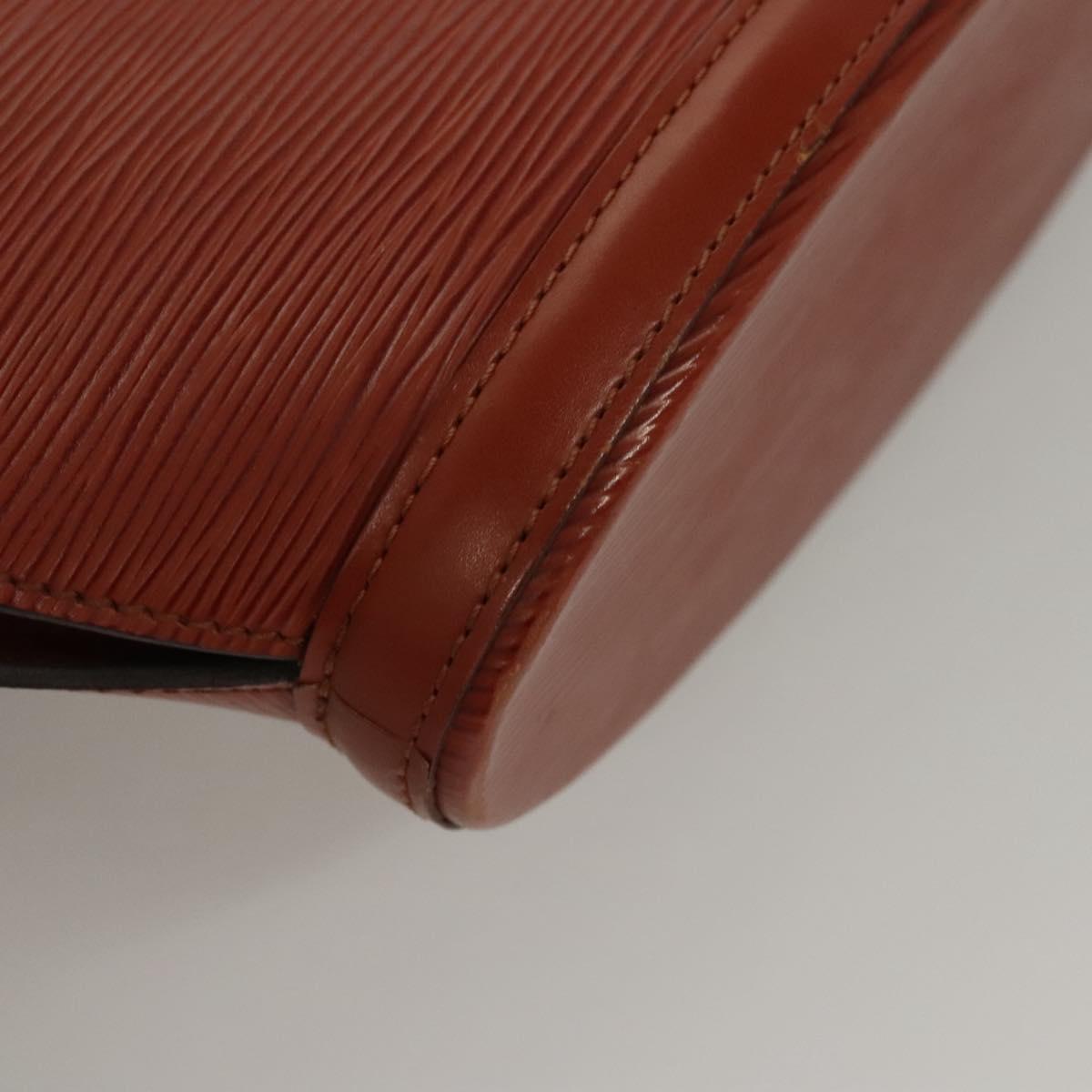 LOUIS VUITTON Epi Saint Jacques Hand Bag Brown M52263 LV Auth BA1346