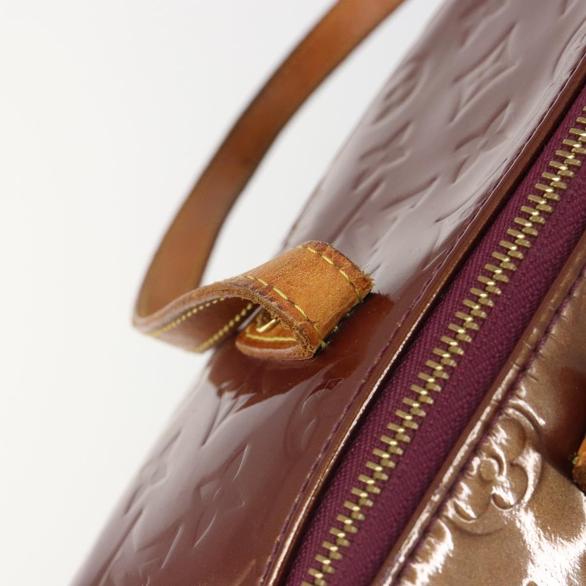 LOUIS VUITTON Monogram Vernis Bellevue GM Tote Bag Violet M93588 LV Auth BA13461