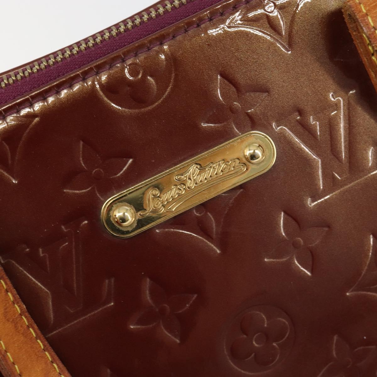 LOUIS VUITTON Monogram Vernis Bellevue GM Tote Bag Violet M93588 LV Auth BA13461