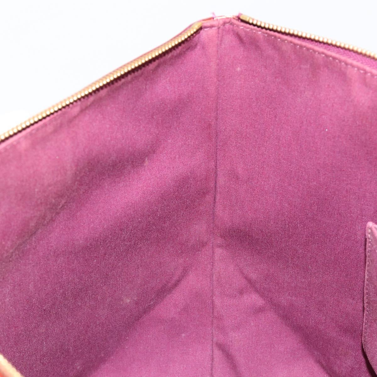 LOUIS VUITTON Monogram Vernis Bellevue GM Tote Bag Violet M93588 LV Auth BA13461