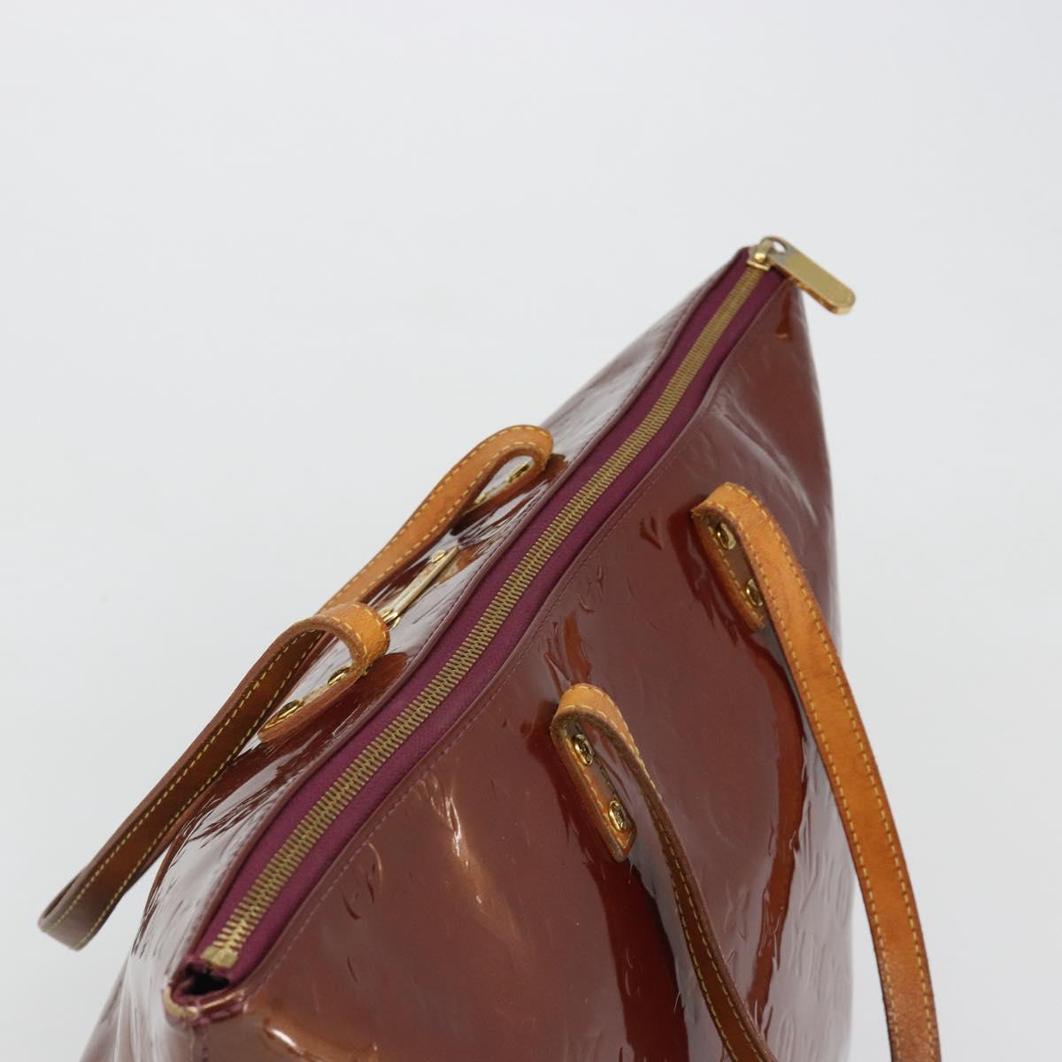 LOUIS VUITTON Monogram Vernis Bellevue GM Tote Bag Violet M93588 LV Auth BA13461