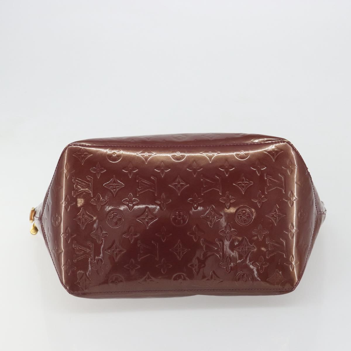 LOUIS VUITTON Monogram Vernis Bellevue GM Tote Bag Violet M93588 LV Auth BA13461