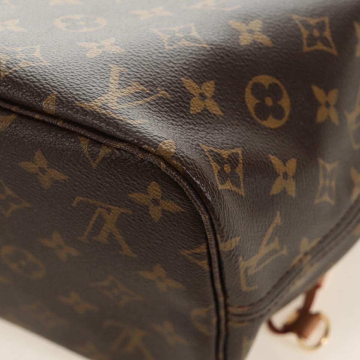 LOUIS VUITTON Monogram Neverfull MM Tote Bag Grenard M41602 LV Auth BA13466SAM