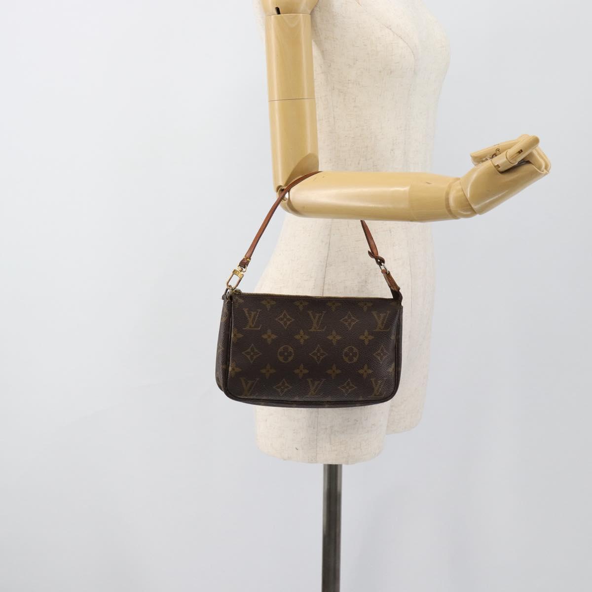 LOUIS VUITTON Monogram Pochette Accessoires Accessory Pouch M51980 Auth BA13468