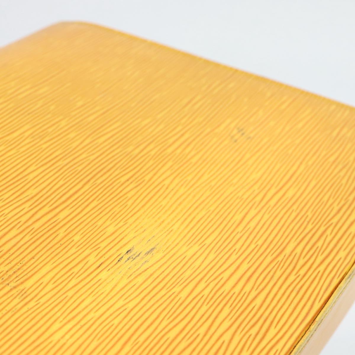 LOUIS VUITTON Epi Malesherbes Bag Tassili Yellow Jonne M52379 LV Auth BA13470