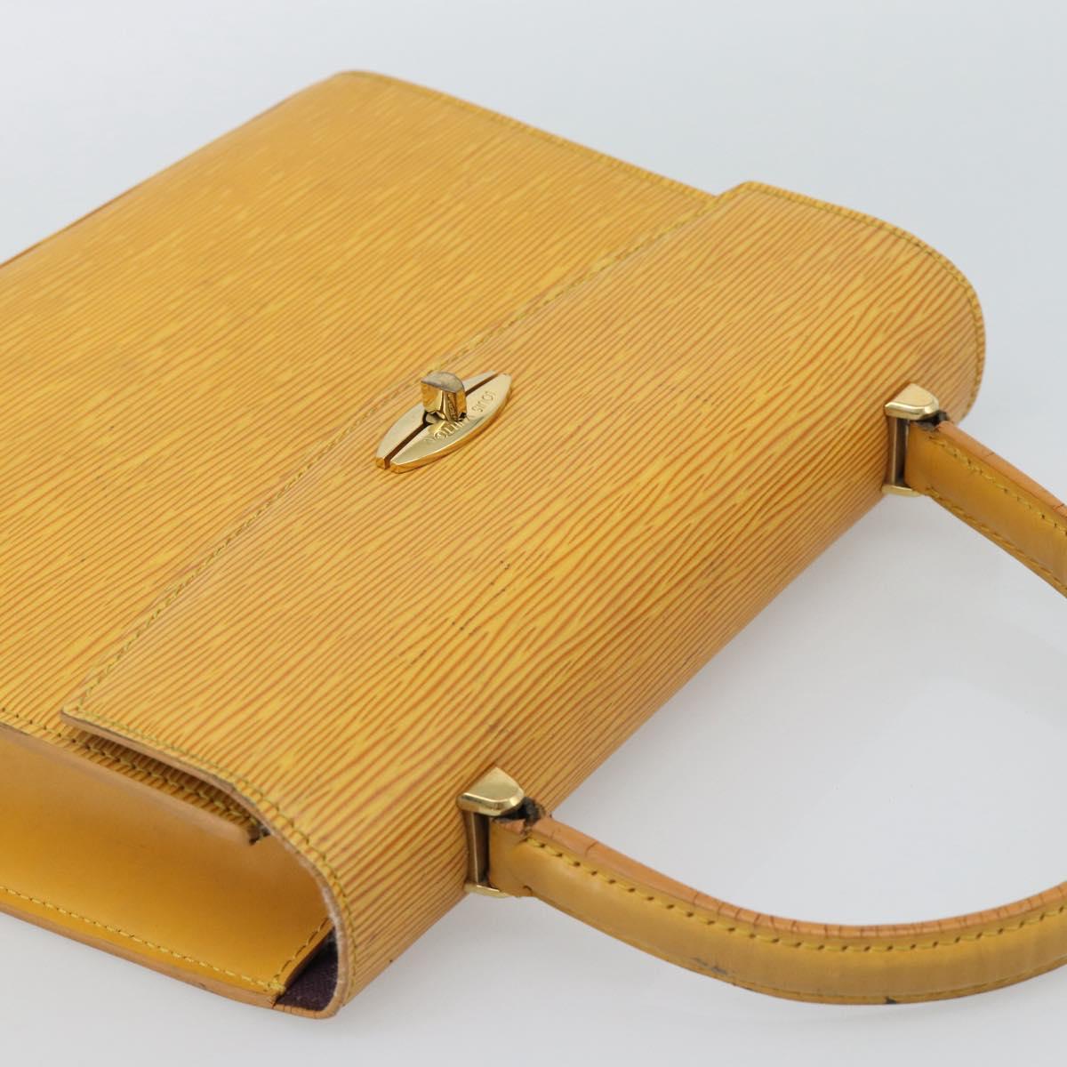 LOUIS VUITTON Epi Malesherbes Bag Tassili Yellow Jonne M52379 LV Auth BA13470