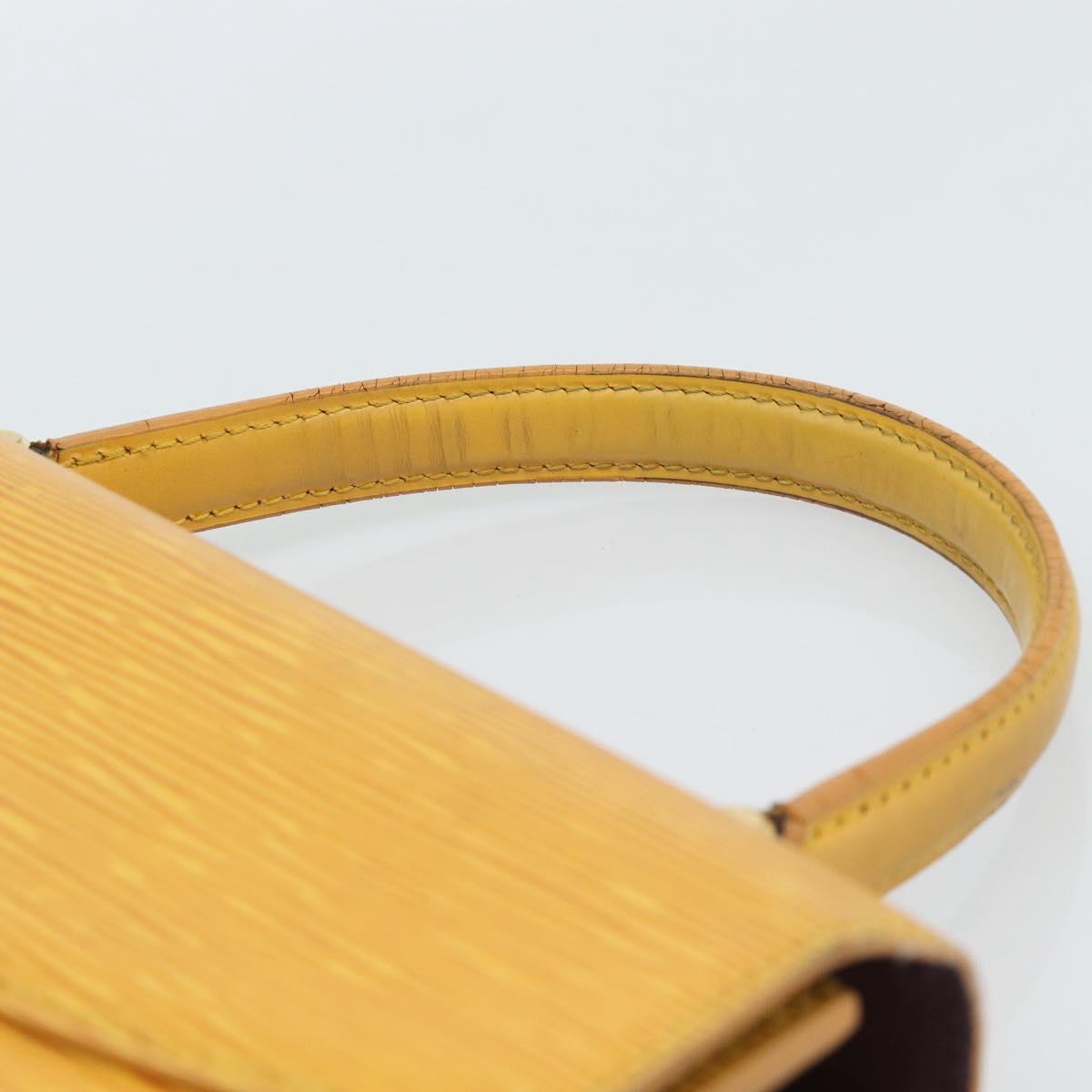 LOUIS VUITTON Epi Malesherbes Bag Tassili Yellow Jonne M52379 LV Auth BA13470