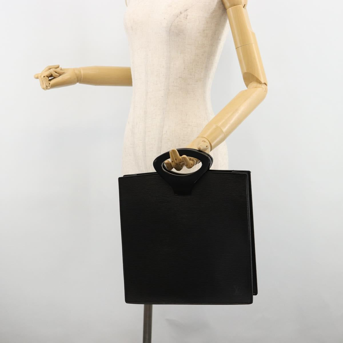 LOUIS VUITTON Epi Ombre Hand Bag Black M52102 LV Auth BA13471