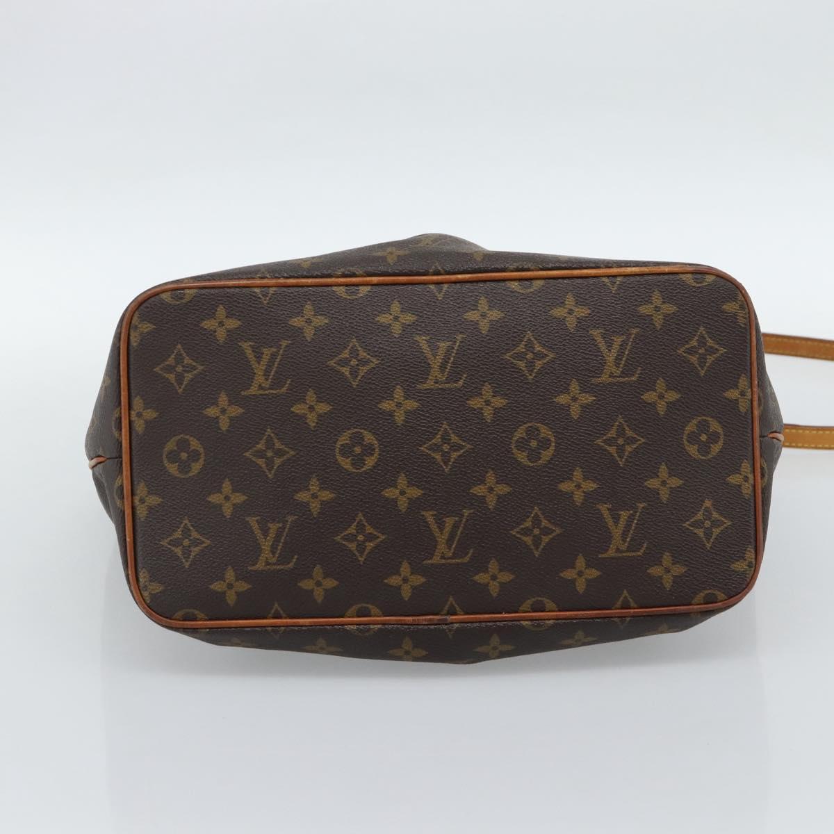 LOUIS VUITTON Monogram Palermo PM Tote Bag M40145 LV Auth BA13472