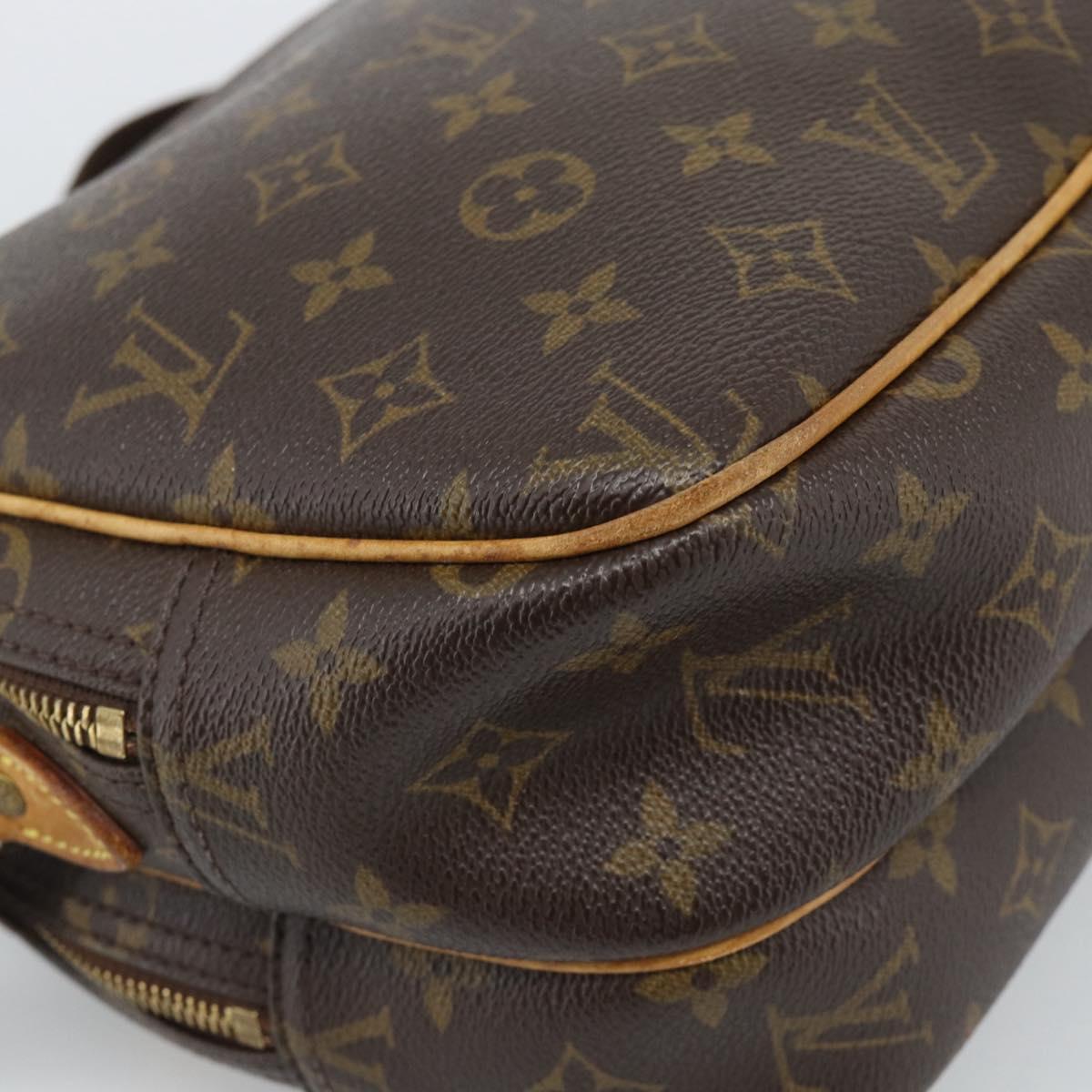 LOUIS VUITTON Monogram Reporter PM Shoulder Bag M45254 LV Auth BA13482