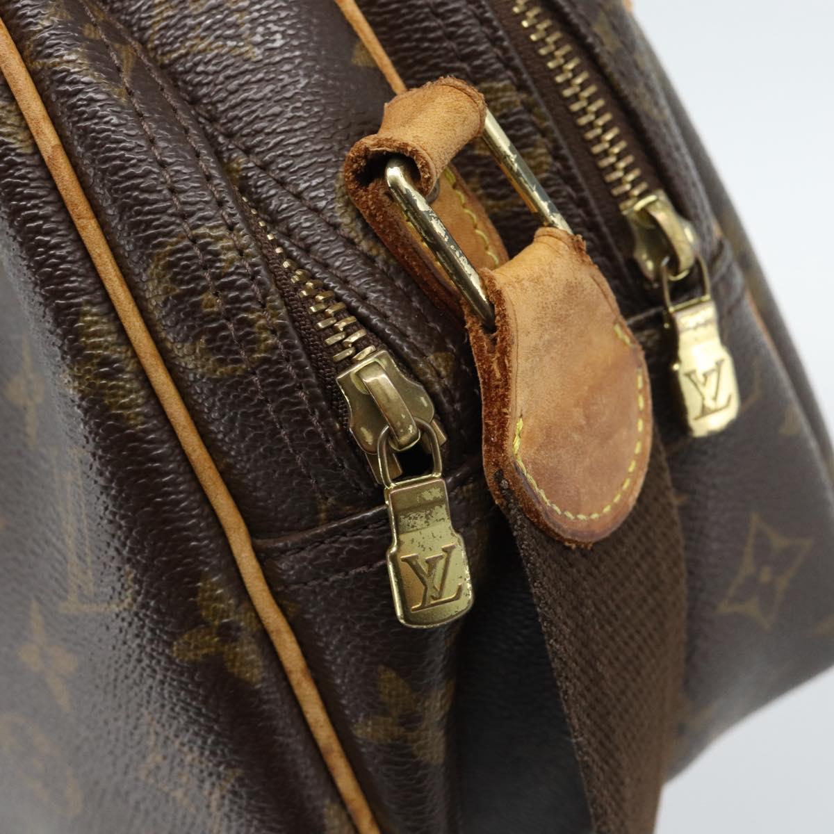 LOUIS VUITTON Monogram Reporter PM Shoulder Bag M45254 LV Auth BA13482