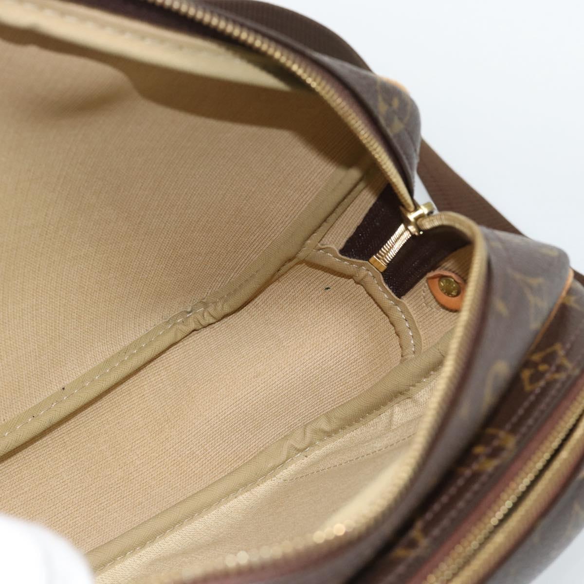 LOUIS VUITTON Monogram Reporter PM Shoulder Bag M45254 LV Auth BA13482