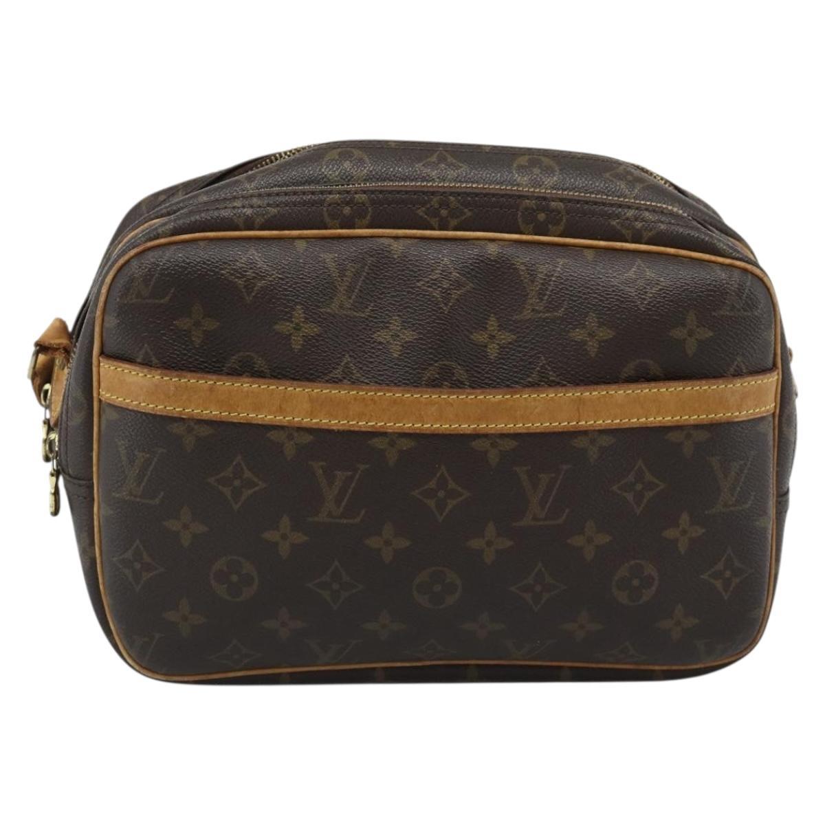LOUIS VUITTON Monogram Reporter PM Shoulder Bag M45254 LV Auth BA13482