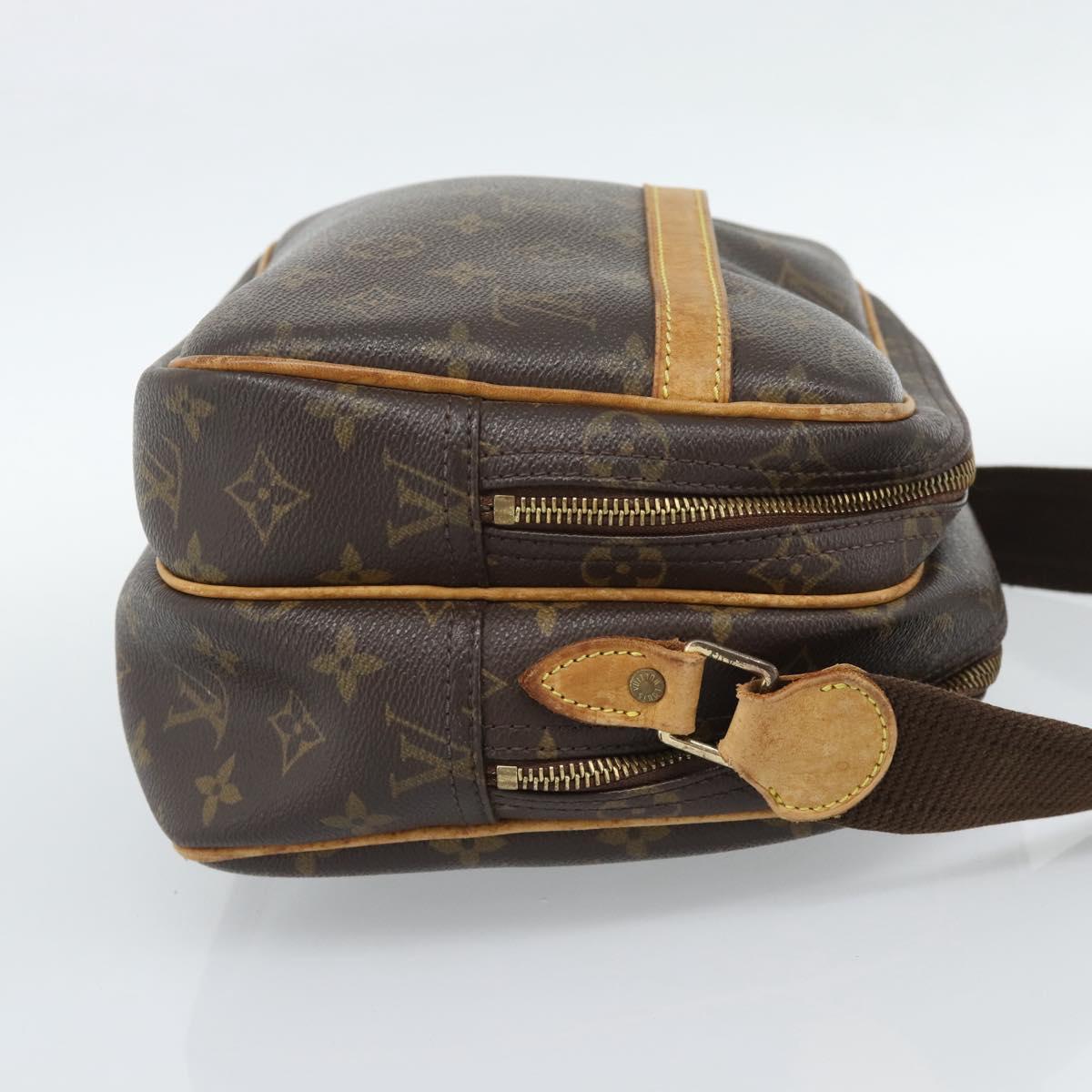 LOUIS VUITTON Monogram Reporter PM Shoulder Bag M45254 LV Auth BA13482