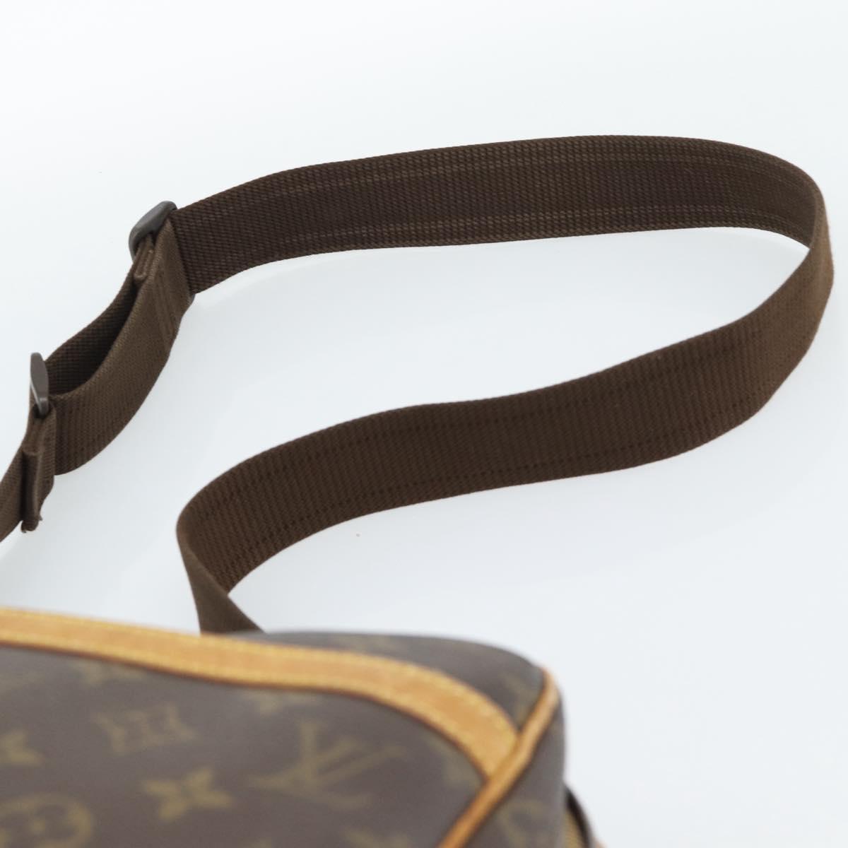 LOUIS VUITTON Monogram Reporter PM Shoulder Bag M45254 LV Auth BA13482