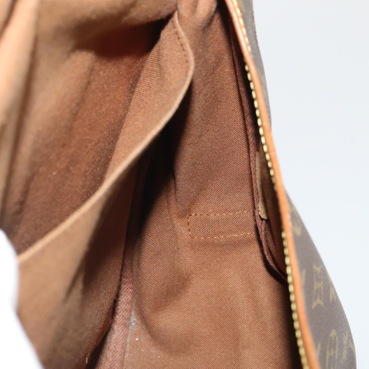 LOUIS VUITTON Monogram Saumur 35 Shoulder Bag M42254 LV Auth BA13483