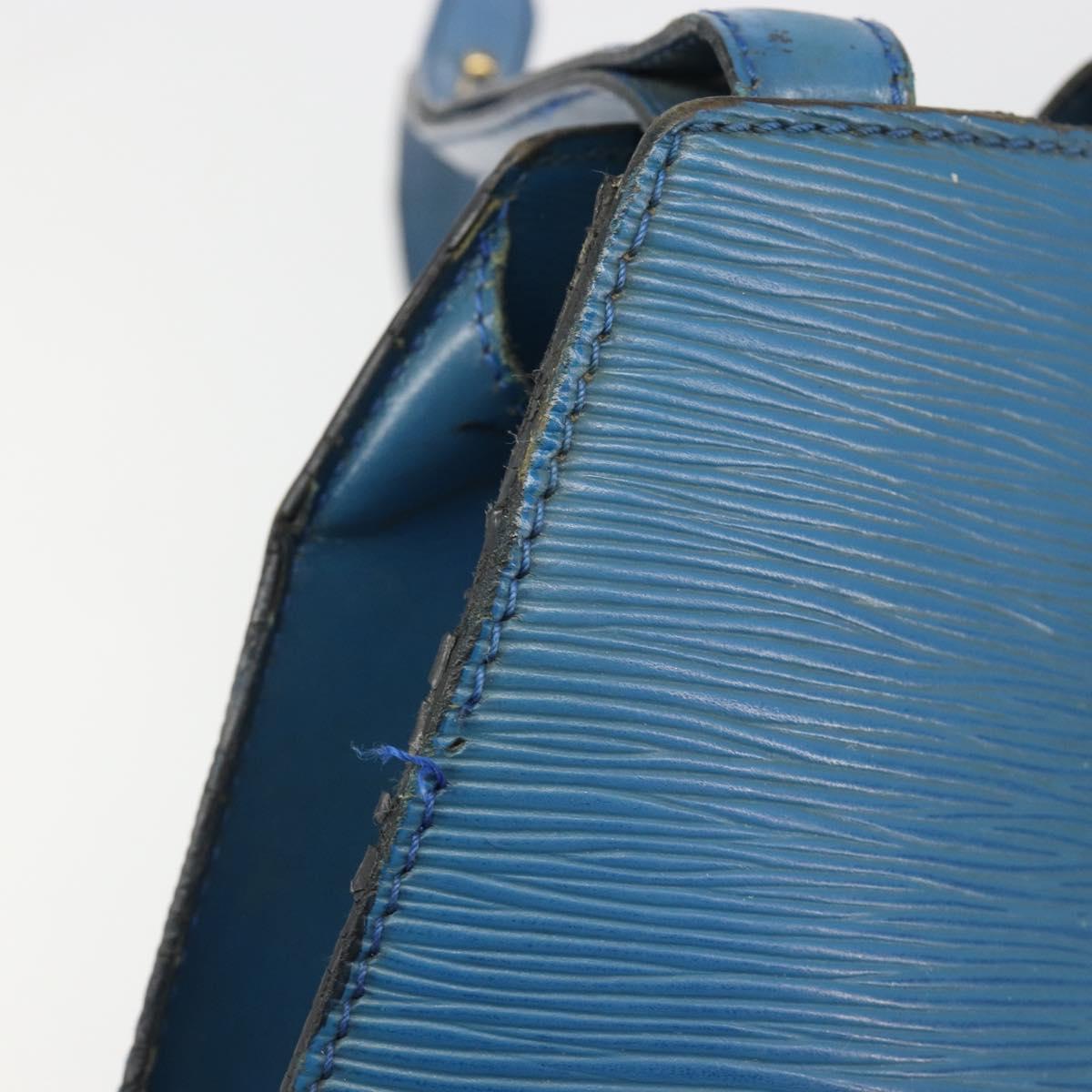 LOUIS VUITTON Epi Cluny Shoulder Bag Blue M52255 LV Auth BA13485