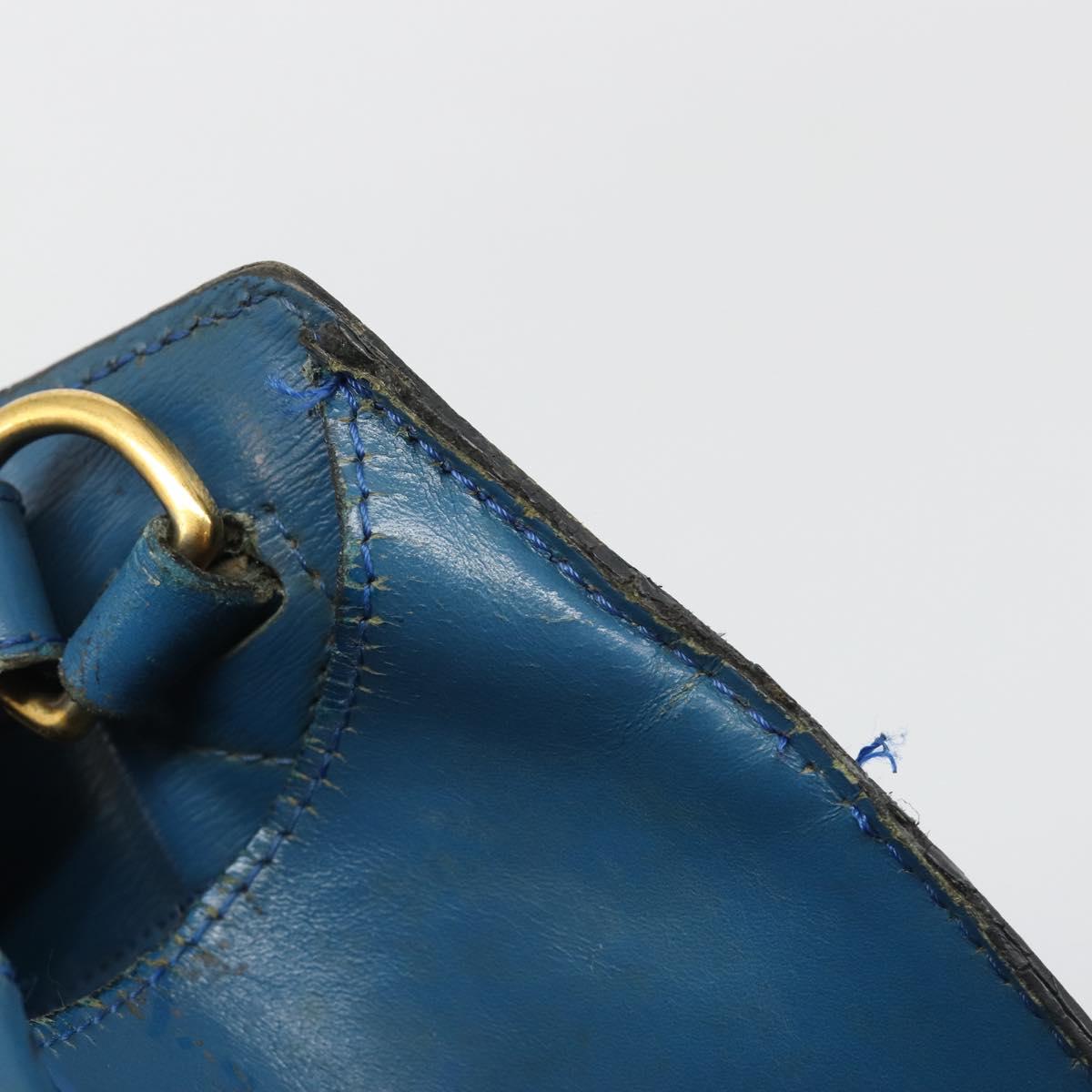 LOUIS VUITTON Epi Cluny Shoulder Bag Blue M52255 LV Auth BA13485