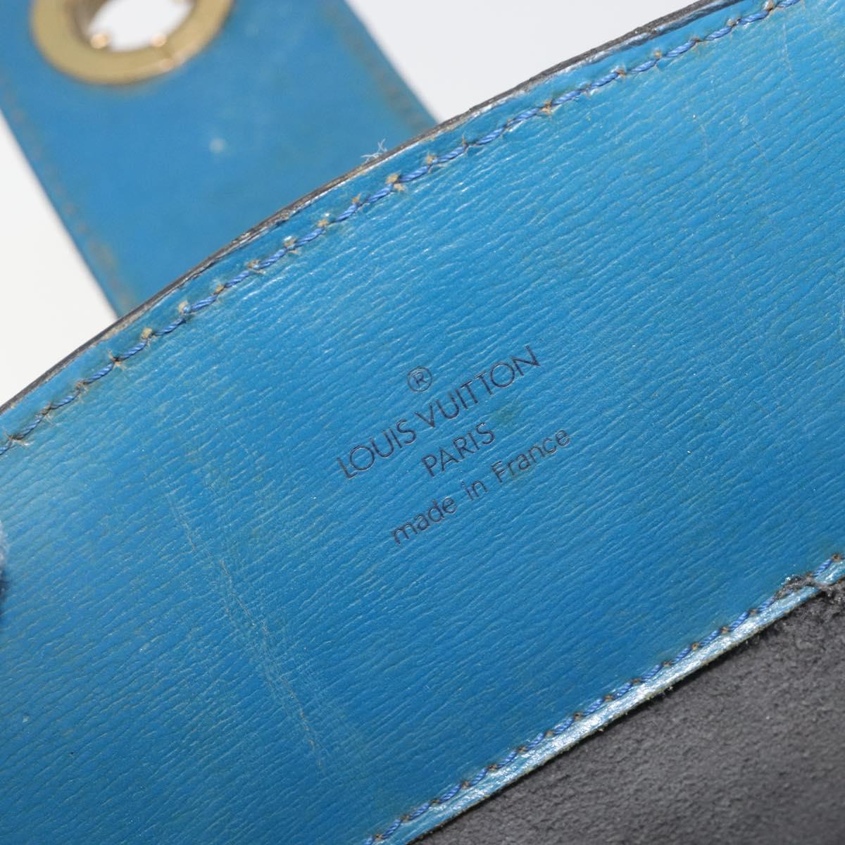 LOUIS VUITTON Epi Cluny Shoulder Bag Blue M52255 LV Auth BA13485