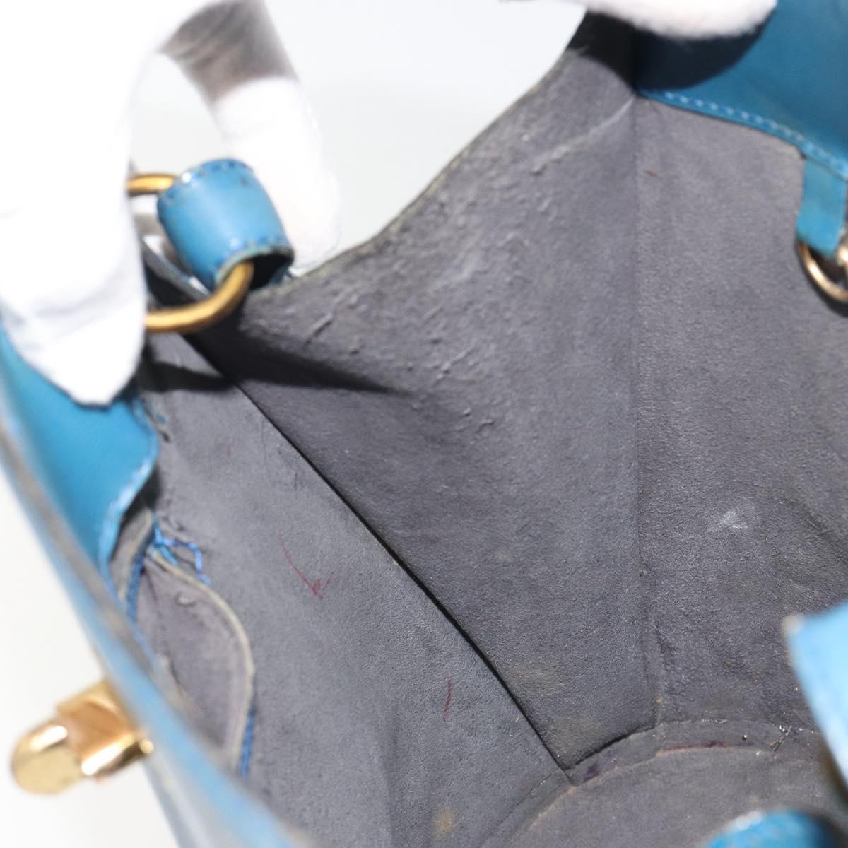 LOUIS VUITTON Epi Cluny Shoulder Bag Blue M52255 LV Auth BA13485