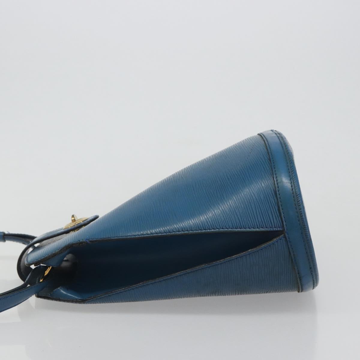 LOUIS VUITTON Epi Cluny Shoulder Bag Blue M52255 LV Auth BA13485