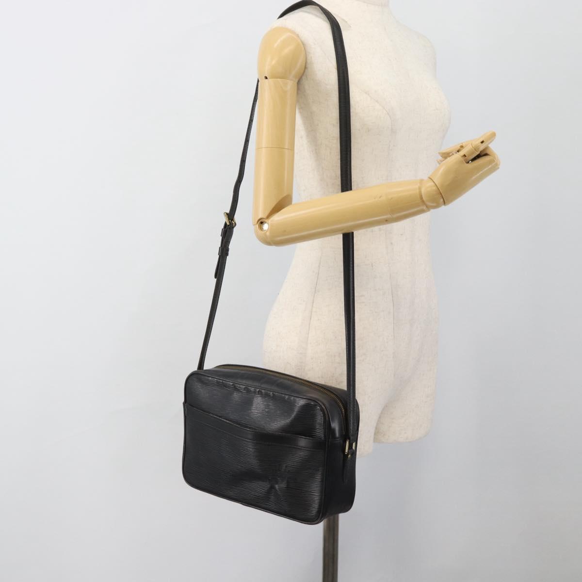 LOUIS VUITTON Epi Trocadero 27 Shoulder Bag Black M52312 LV Auth BA13486