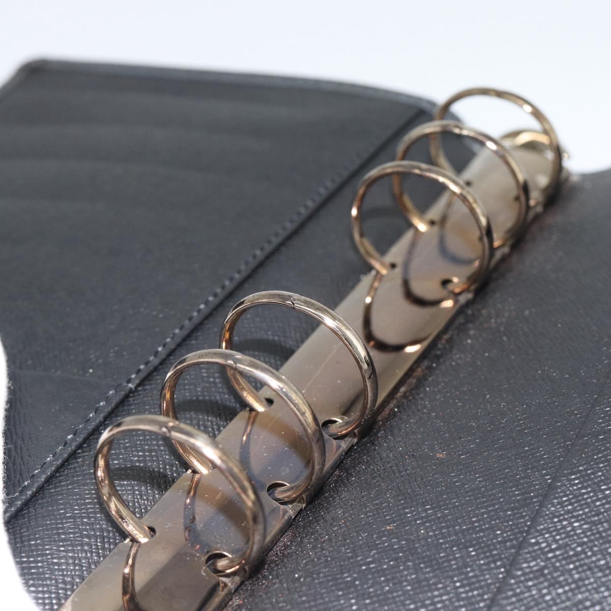 LOUIS VUITTON Taiga Leather Agenda MM Day Planner Cover Ardoise Auth BA13490
