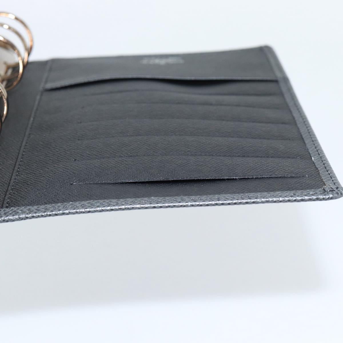 LOUIS VUITTON Taiga Leather Agenda MM Day Planner Cover Ardoise Auth BA13490