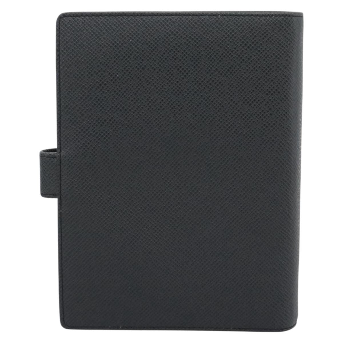 LOUIS VUITTON Taiga Leather Agenda MM Day Planner Cover Ardoise Auth BA13490