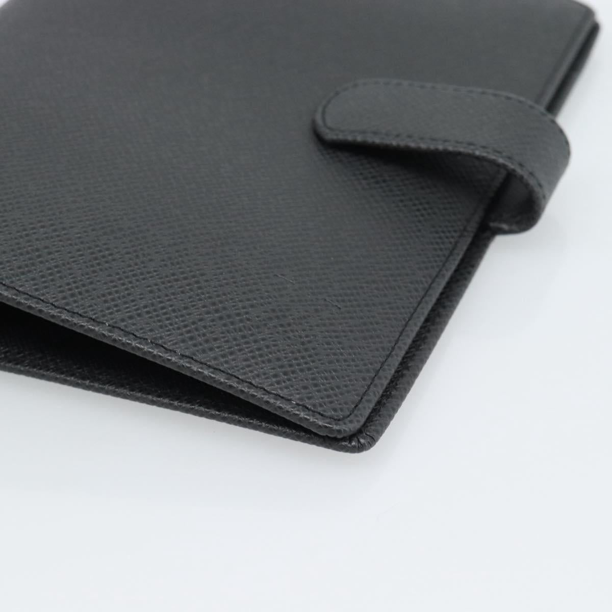 LOUIS VUITTON Taiga Leather Agenda MM Day Planner Cover Ardoise Auth BA13490