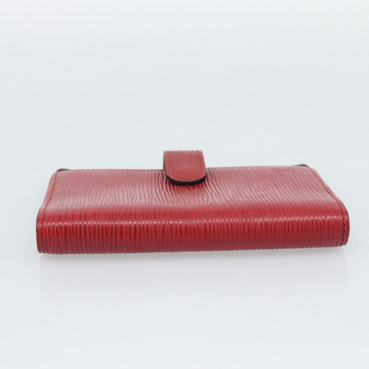 LOUIS VUITTON Epi Agenda PM Day Planner Cover Red R20057 LV Auth BA13493
