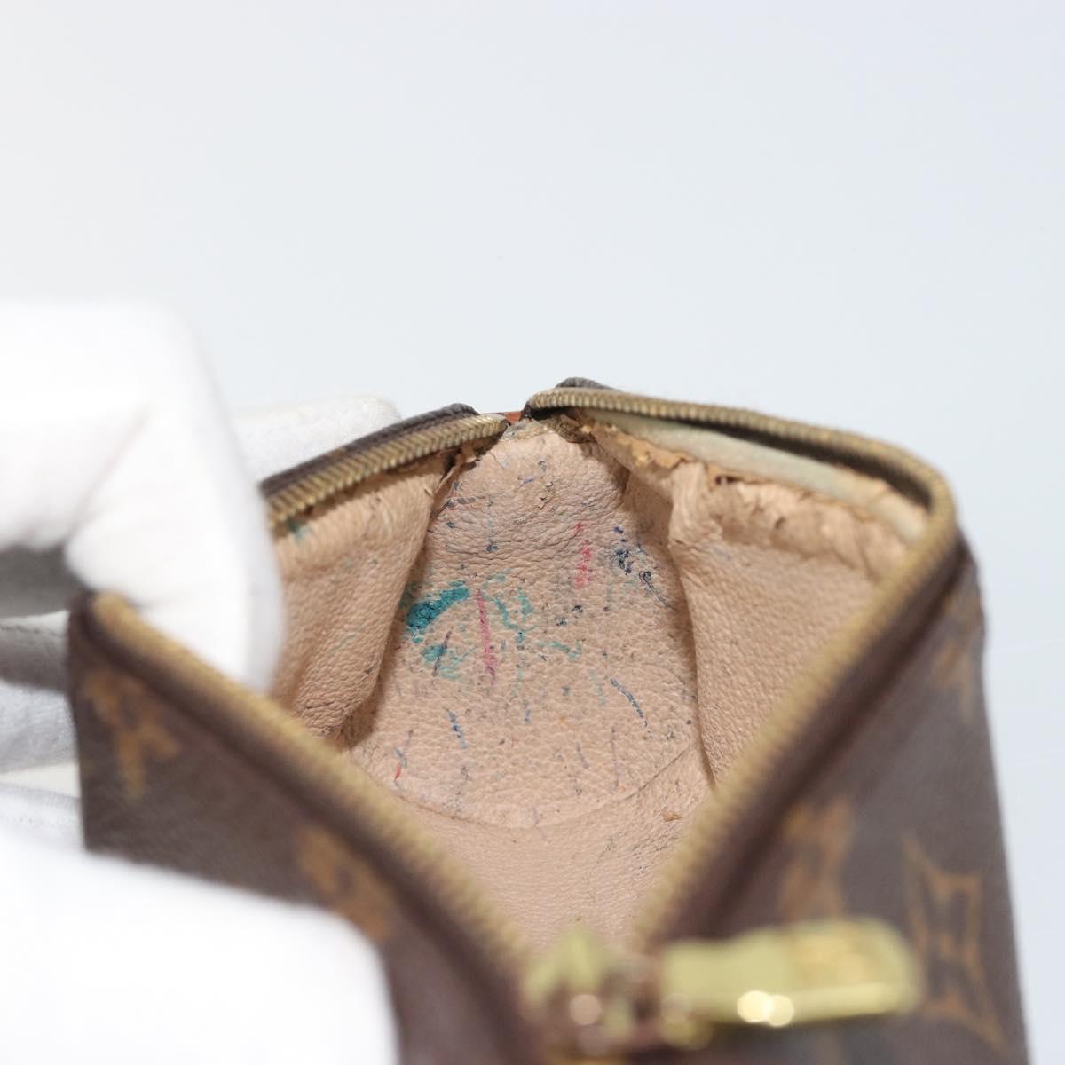 LOUIS VUITTON Monogram Trousse Rondo Pouch M47630 LV Auth BA13495