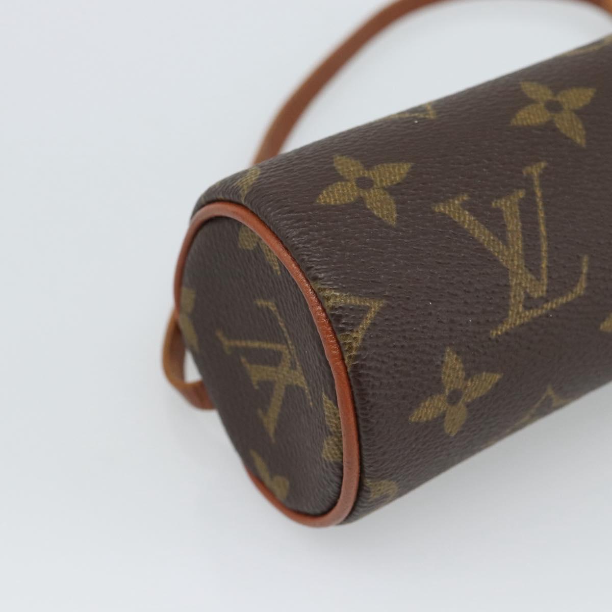 LOUIS VUITTON Monogram Papillon Pouch LV Auth BA13496