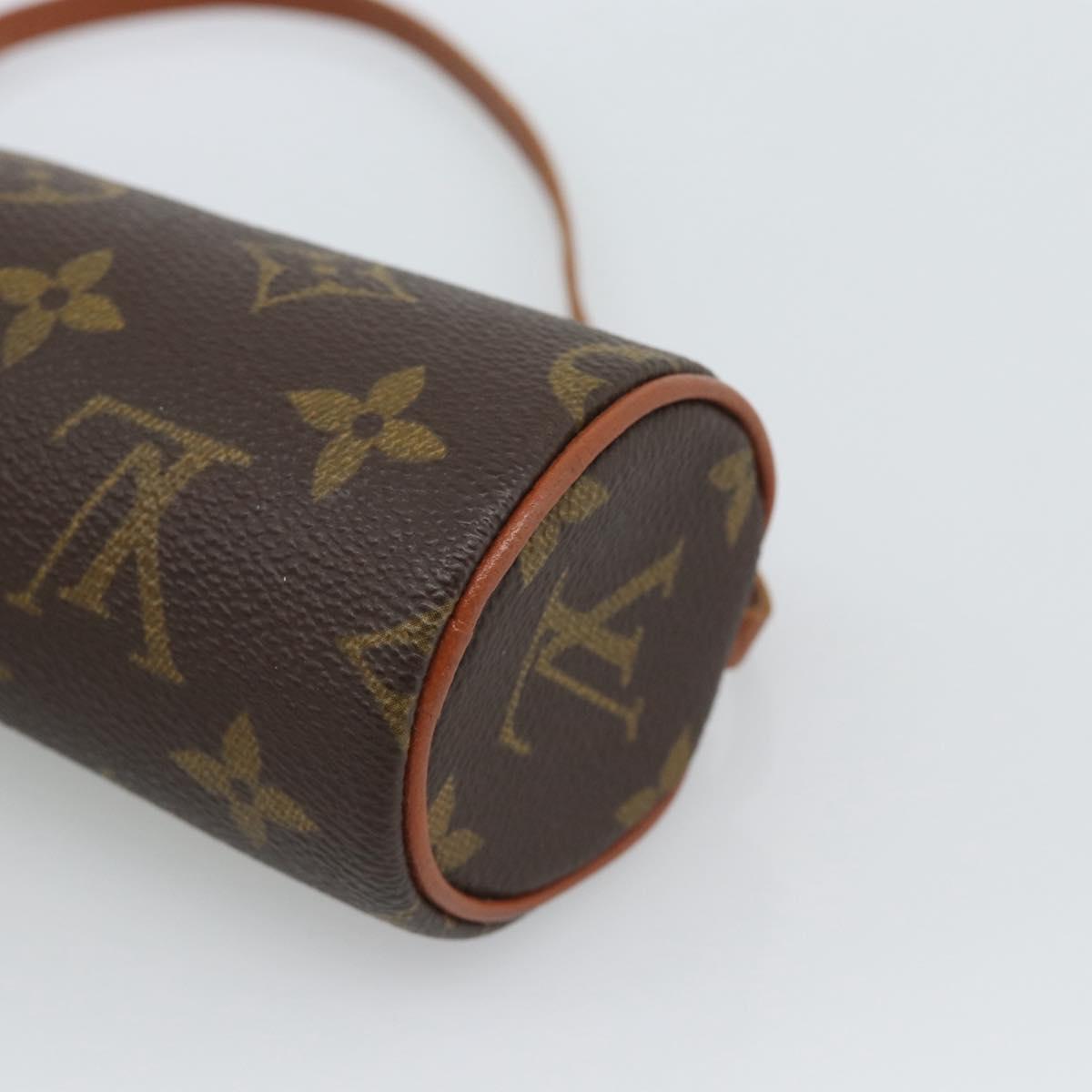 LOUIS VUITTON Monogram Papillon Pouch LV Auth BA13496