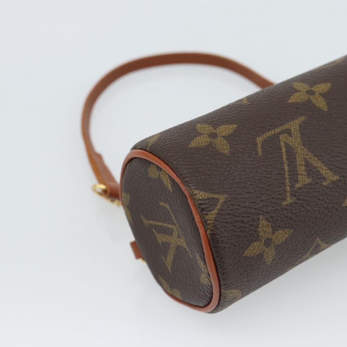 LOUIS VUITTON Monogram Papillon Pouch LV Auth BA13496