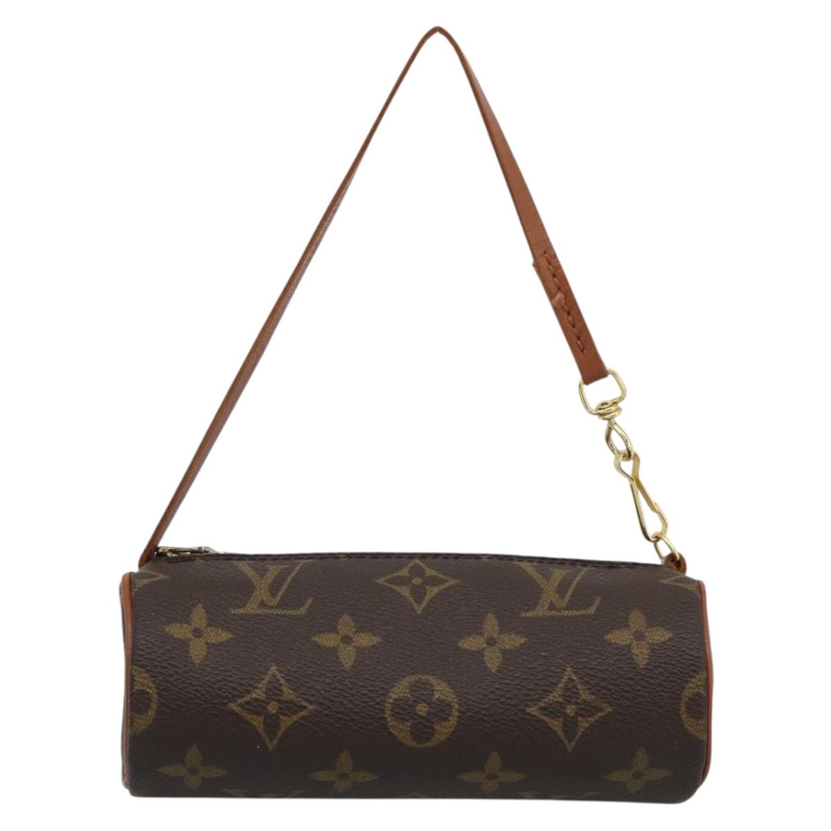 LOUIS VUITTON Monogram Papillon Pouch LV Auth BA13496
