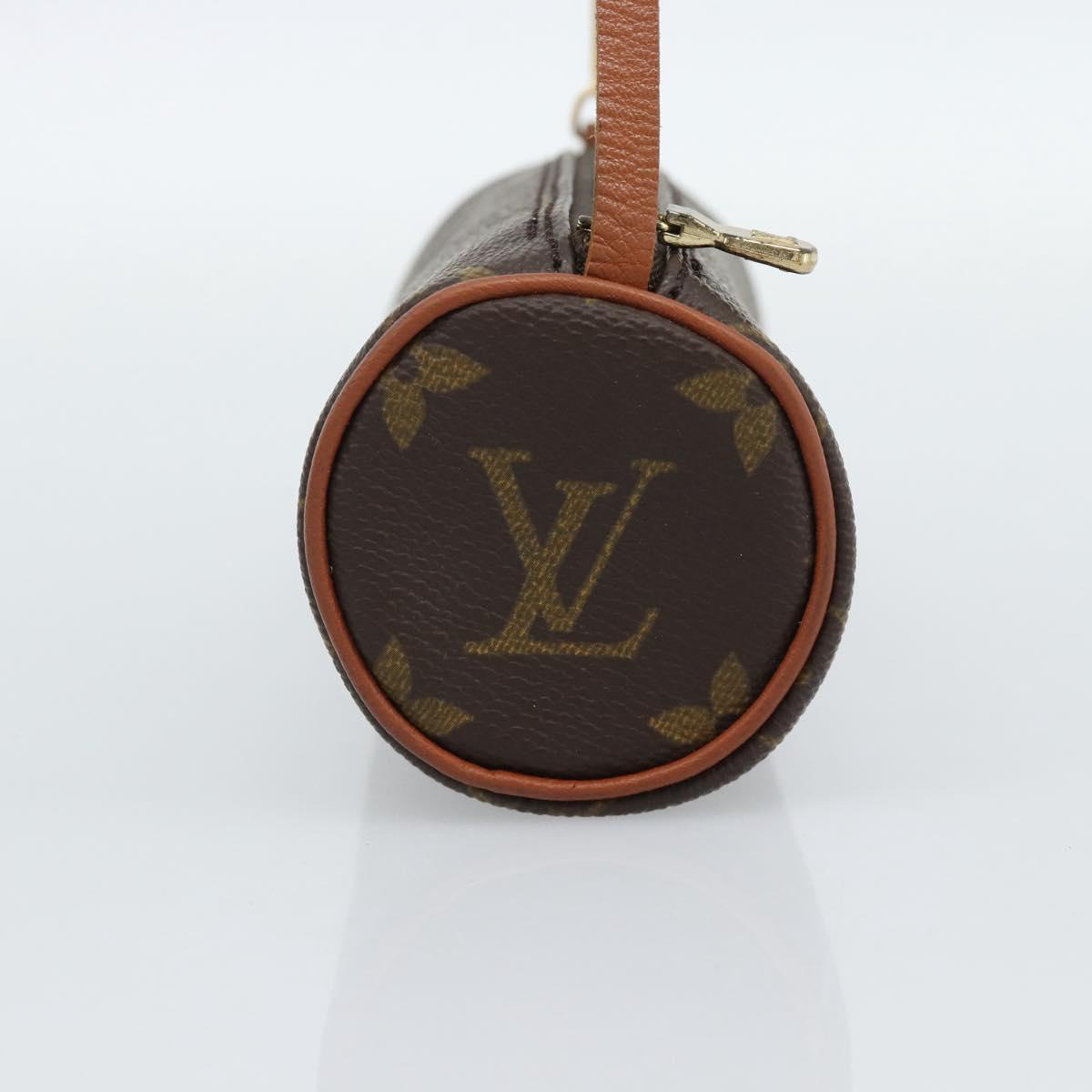 LOUIS VUITTON Monogram Papillon Pouch LV Auth BA13496