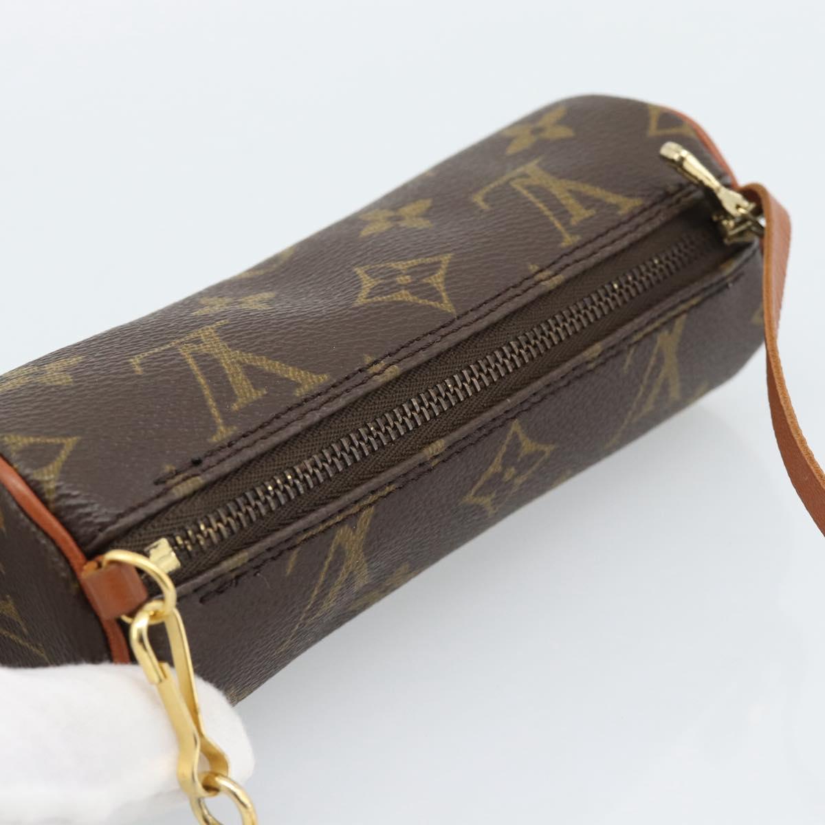 LOUIS VUITTON Monogram Papillon Pouch LV Auth BA13496